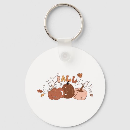 It’s Fall Y’all Retro Classic キーホルダー (正面)