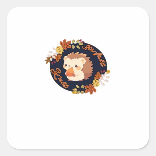 It’s Fall Y’all Simple Clean スクエアシール (正面)