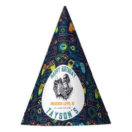 It’s Game On Skull  – Video Game Birthday パーティーハット