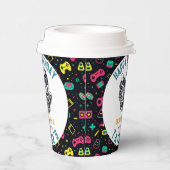 It’s Game On Skull  – Video Game Birthday 紙コップ (右)