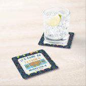 It’s Game On – Video Game Birthday party スクエアペーパーコースター (インサイチュ)