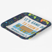 It’s Game On – Video Game Birthday party ペーパープレート (傾斜あり)