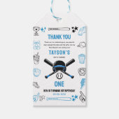 It’s Game Time Baseball 1st Birthday ギフトタグ (正面)