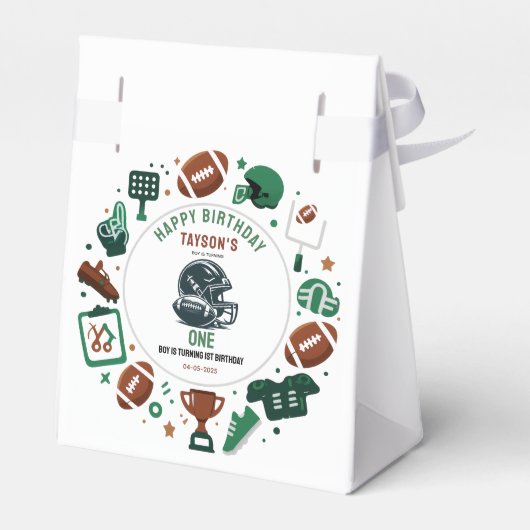 It’s Game Time football 1st Birthday – Fun Kids フェイバーボックス (裏面サイド)