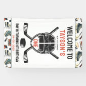 It’s Game Time Hockey 1st Birthday Party 横断幕 (横)