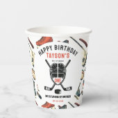 It’s Game Time Hockey 1st Birthday Party 紙コップ (正面)