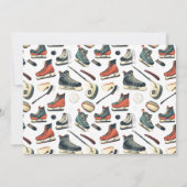 It’s Game Time Hockey 1st Birthday Party photo 招待状 (裏面)