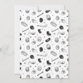 It’s Game Time Hockey 5th Birthday Party  招待状 (裏面)