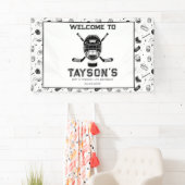 It’s Game Time Hockey 5th Birthday Party 横断幕 (インサイチュ)