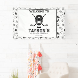 It’s Game Time Hockey 5th Birthday Party 横断幕