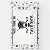 It’s Game Time Hockey 5th Birthday Party 横断幕 (縦)