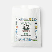 It’s Game Time Soccer 1st Birthday – Fun Kids  フェイバーバッグ (正面)