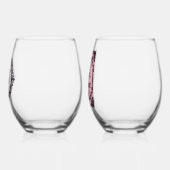 It’s Giving Blackout – Dark Gothic Stemless ステムなしワイングラス (左)