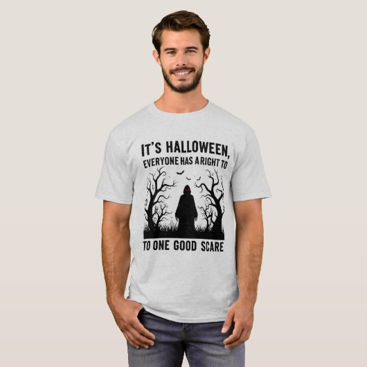 It’s Halloween; One Good Scare T-Shirt  Tシャツ (正面フル)