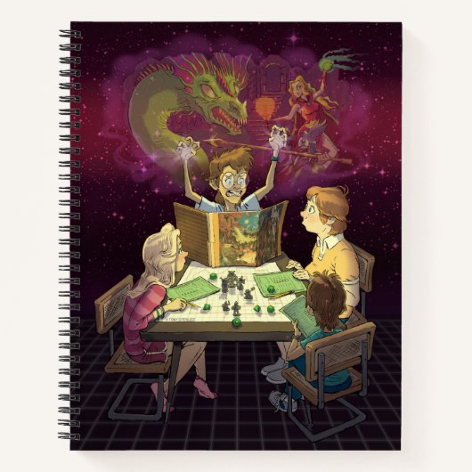 “It’s Just a Fantasy” 8.5 x 11" Notebook ノートブック (正面)