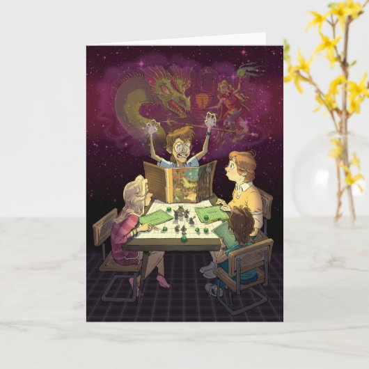 “It’s Just a Fantasy” Greeting Card カード (黄色い花)