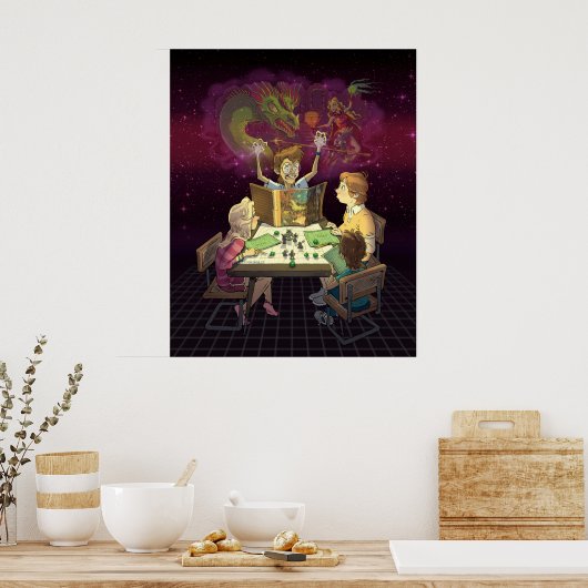 “It’s Just a Fantasy” Poster ポスター (キッチン)