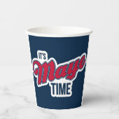 It’s Maye Time | Red White and Blue Gameday 紙コップ (正面)