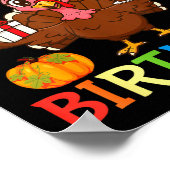 It’s My 17th Birthday Turkey With Cake Present Pum ポスター (角)