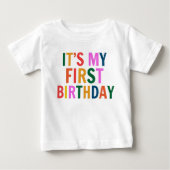  It’s My 1st Birthday ベビーTシャツ (正面)