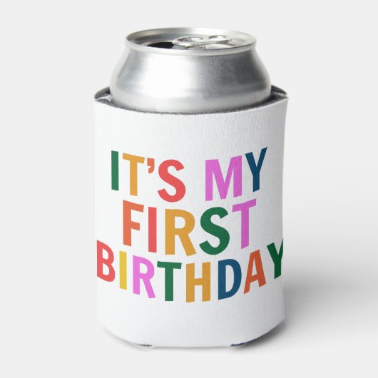  It’s My 1st Birthday 缶クーラー (缶正面)