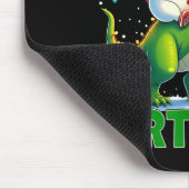 It’s My 3rd Birthday Xmas Snowman Riding Dinosaur  マウスパッド (コーナー)