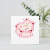It’s My Bachelorette | Coquette Cake Bridal Party 招待状 (スタンド正面)