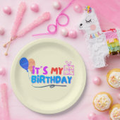 IT´S MY BIRTHDAY TODAY ペーパープレート (パーティー)