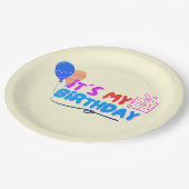 IT´S MY BIRTHDAY TODAY ペーパープレート (アングル)