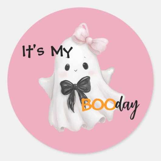 It’s My BOOday – Spooky Sweet Celebration ラウンドシール (正面)