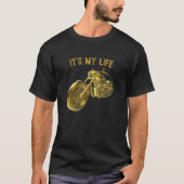„It’s My Life“: Golden Bike 3D - Tシャツ (正面)