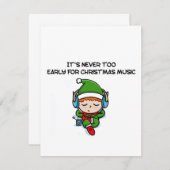 It’s never to early for christmas music  (正面/裏面)