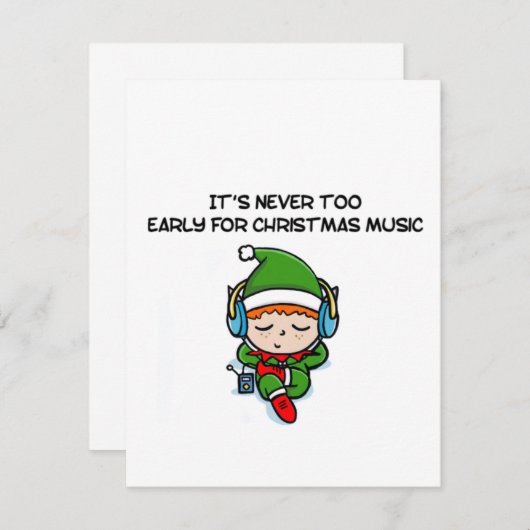 It’s never to early for christmas music  (正面/裏面)