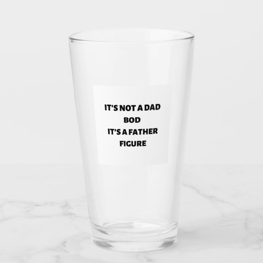 it’s not a dad bod it’s a father figure タンブラーグラス (正面)