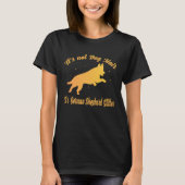 It s Not Dog Hair It s German Shepherd Glitter Tシャツ (正面)