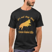It s Not Dog Hair It s German Shepherd Glitter Tシャツ (正面)