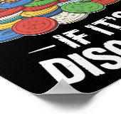 It’s Not Hoarding If It’s Disc Golf Funny Disc Gol ポスター (角)