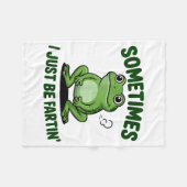 It’s Not Hoarding If It’s Lumber Carpenter Joke Te フリースブランケット (正面(横))