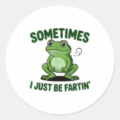 It’s Not Hoarding If It’s Lumber Carpenter Joke Te ラウンドシール (正面)