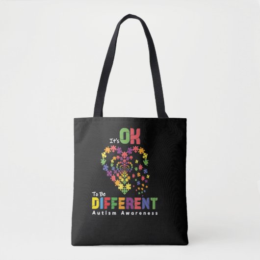 It’s OK to Be Different — Celebrating Neurodiversi トートバッグ (正面)