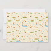 It’s ONE Silly Goose Retro 1st Birthday Fun Modern 招待状 (裏面)