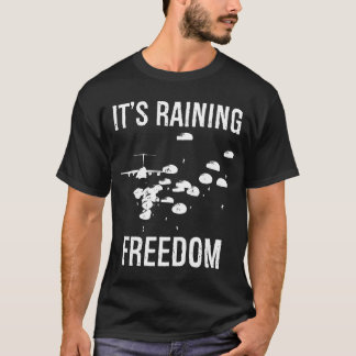 It_s Raining Freedomプレミアム空挺飛行艇 Tシャツ