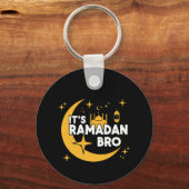 It’s Ramadan Bro Happy Fasting Islamic Crescent  キーホルダー (正面)
