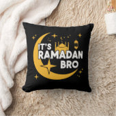 It’s Ramadan Bro Happy Fasting Islamic Crescent  クッション (ブランケット)