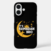 It’s Ramadan Bro Happy Fasting Islamic Crescent  Case-Mate iPhoneケース (裏面)