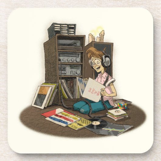 “It’s Still Rock & Roll to Me” Coasters (Set of 6) コースター (正面)