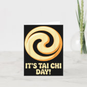 It’s Tai Chi Day Martial Arts Wellness Meditation  カード (正面)