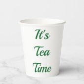 It’s Tea Time Lemon Tea Paper Cup 紙コップ (裏面)