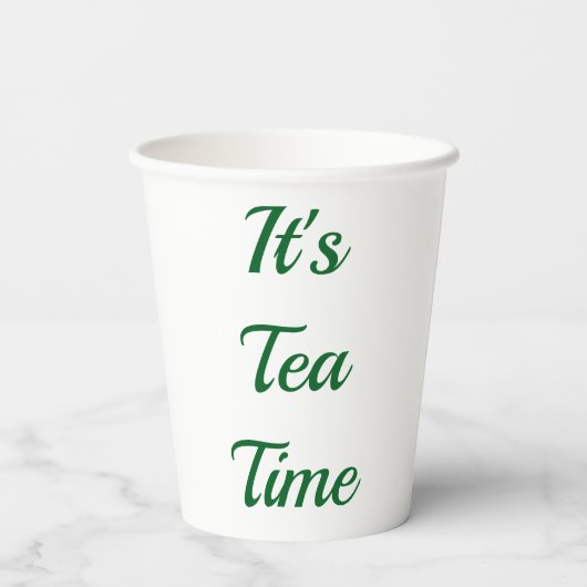 It’s Tea Time Lemon Tea Paper Cup 紙コップ (裏面)
