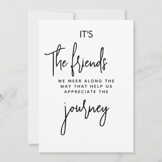 It’s the Friends We Meet Along the Way シーズンカード (正面)